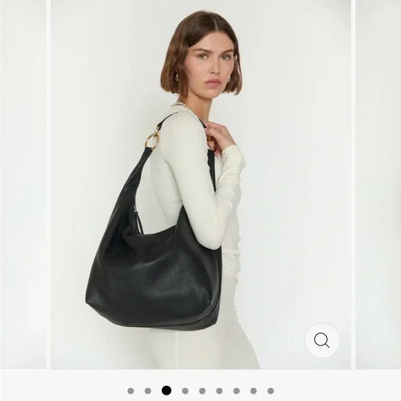 Hyer Goods Black Hobo Ring Bag - Picture 6 of 8